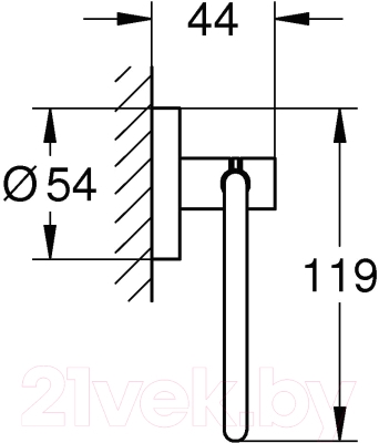 Держатель для туалетной бумаги GROHE Essentials 40689AL1