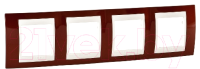 Рамка для выключателей и розеток Schneider Electric Unica MGU6.008.551 - фото