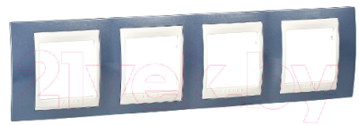 Рамка для выключателей и розеток Schneider Electric Unica MGU6.008.554 - фото