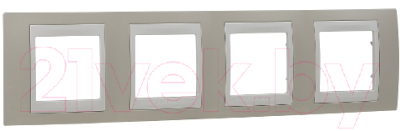 Рамка для выключателей и розеток Schneider Electric Unica MGU6.008.567 - фото