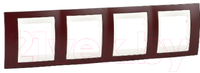 Рамка для выключателей и розеток Schneider Electric Unica MGU6.008.572 - фото