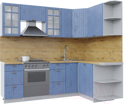 Готовая кухня Интерлиния Берес 1.5x2.3 правая - фото