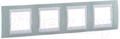 Рамка для выключателей и розеток Schneider Electric Unica MGU6.008.870 - фото