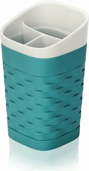 Стакан для зубной щетки и пасты Полимербыт Reef / C15909