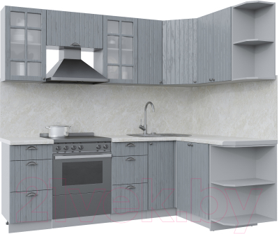 Готовая кухня Интерлиния Берес 1.5x2.3 правая - фото