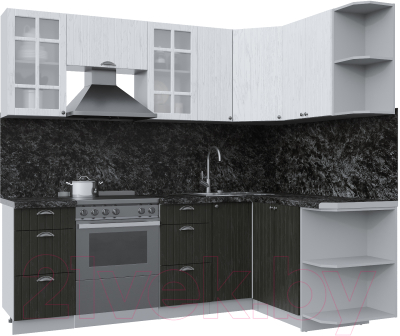 Готовая кухня Интерлиния Берес 1.5x2.3 правая - фото