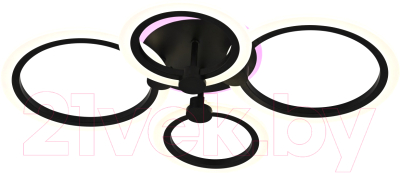 Потолочный светильник Mirastyle Диод JX-8067/2+2 N BK ML - фото