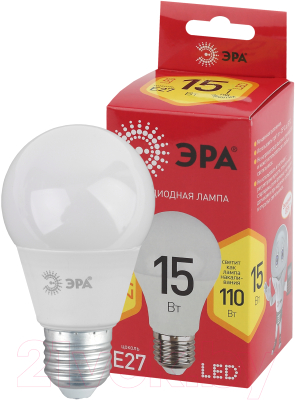 Лампа ЭРА Red Line LED A60-15W-827-E27 / Б0046355