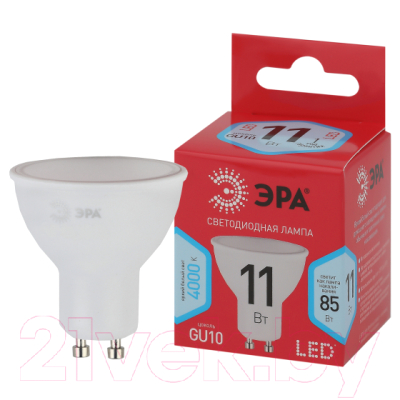Лампа ЭРА Red Line LED MR16-11W-840-GU10 / Б0050693