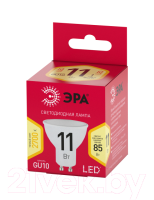 Лампа ЭРА Red Line LED MR16-11W-827-GU10 / Б0056065