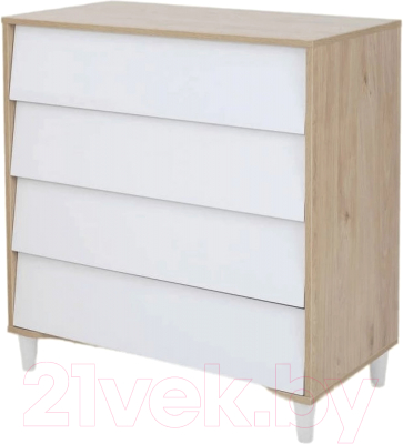 Комод пеленальный Rant Bergen / 105 (Cloud White)