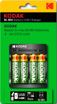 Зарядное устройство для аккумуляторов Kodak USB Overnight Charger / Б0056003 - фото