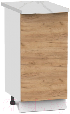 Шкаф-стол кухонный Интермебель Микс Топ ШСР 850-1-300 (дуб крафт золотой/венато) - фото