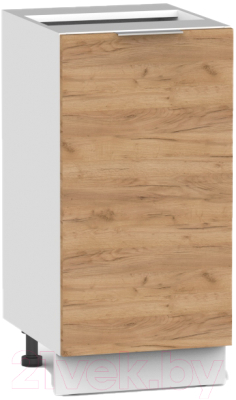 Шкаф-стол кухонный Интермебель Микс Топ ШСР 850-1-400 без столешницы (дуб крафт золотой) - фото