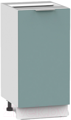 Шкаф-стол кухонный Интермебель Микс Топ ШСР 850-1-400 без столешницы (сумеречный голубой) - фото