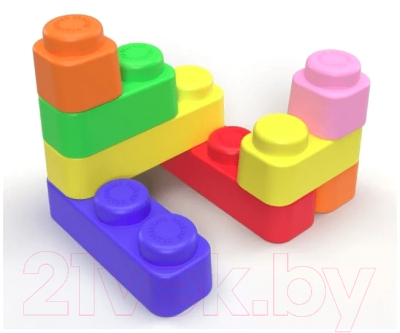 Конструктор Десятое королевство Мягкие кирпичики / 01582