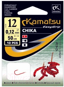 Крючок рыболовный KAMATSU Chika Red / 521610812