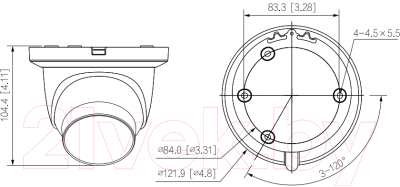 IP-камера Dahua DH-IPC-HDW5449TMP-SE-LED-0360B