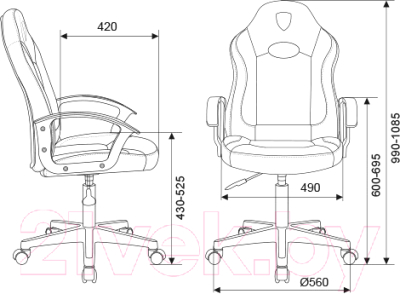 Кресло геймерское Бюрократ Zombie 11LT