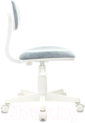 Кресло детское Бюрократ CH-W201NX (серо-голубой Light-28/пластик белый)