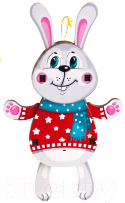 Конструктор Woody Зайка / 03816 - фото