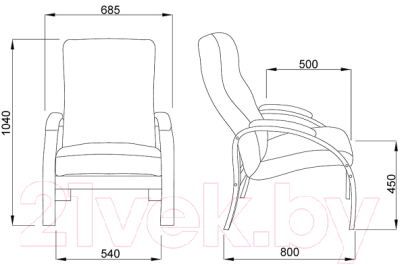 Кресло мягкое Импэкс Leset Лион