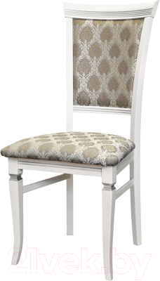 Стул Мебелик Бонита (белый/серебристый/маркус серебристый) - фото