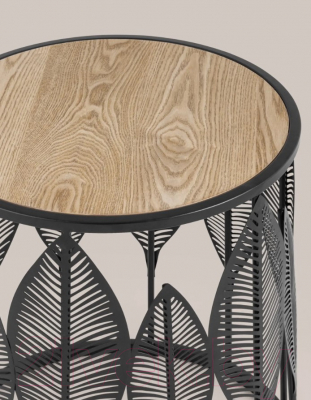 Журнальный столик Stool Group Вальд / 22A954A (черный)