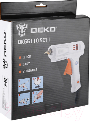 Клеевой пистолет Deko DKGG110 SET 1 / 063-4972