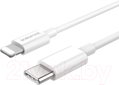 Кабель Borofone BX36 Union PD USB-C-8pin Lightning - фото