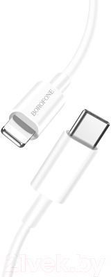 Кабель Borofone BX36 Union PD USB-C-8pin Lightning