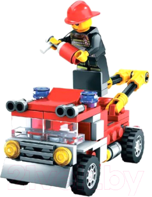 Конструктор Bondibon Пожарная Служба Машина / ВВ5733 - фото