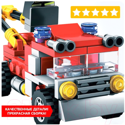 Конструктор Bondibon Пожарная Служба Машина / ВВ5733