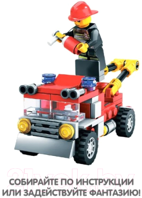 Конструктор Bondibon Пожарная Служба Машина / ВВ5733