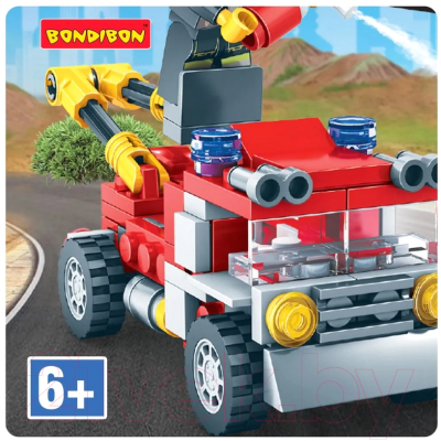 Конструктор Bondibon Пожарная Служба Машина / ВВ5733