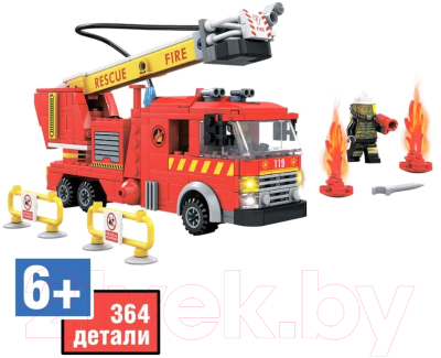 Конструктор Bondibon Пожарная Служба. Пожарная машина / ВВ5706 (364эл)