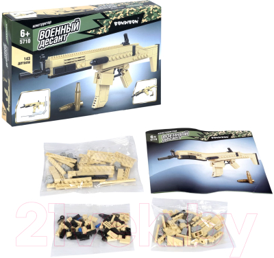 Конструктор Bondibon Военный Десант Автоматическая винтовка / ВВ5710