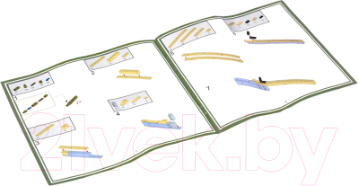 Конструктор Bondibon Военный Десант Автоматическая винтовка / ВВ5710
