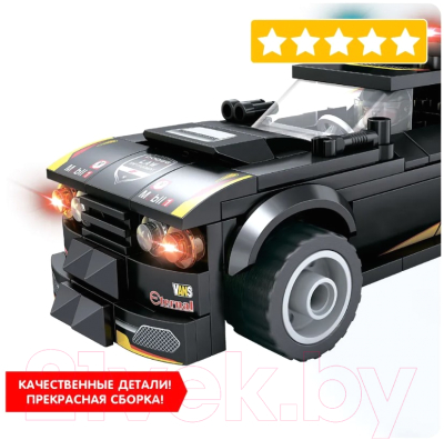 Конструктор Bondibon Полицейский патруль Машина / ВВ5713 (274эл)