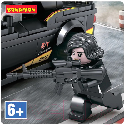 Конструктор Bondibon Полицейский патруль Машина / ВВ5713 (274эл)