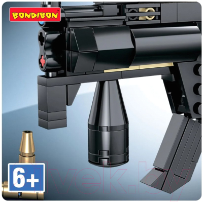 Конструктор Bondibon Военный Десант Автомат / ВВ5709 (160эл)