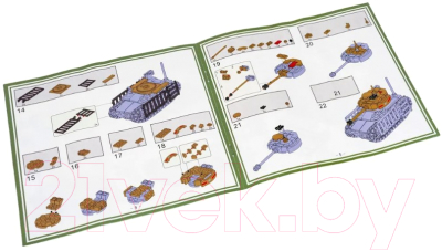 Конструктор Bondibon Военный Десант Танк / ВВ5704 (224эл)