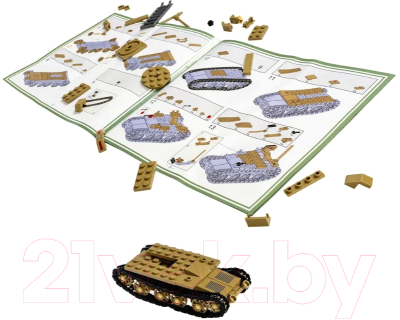 Конструктор Bondibon Военный Десант Танк / ВВ5704 (224эл)