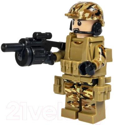 Конструктор Bondibon Военный Десант Танк / ВВ5704 (224эл)