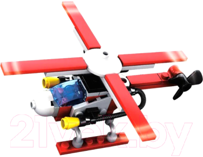 Конструктор Bondibon Пожарная Служба Вертолет / ВВ5730 - фото