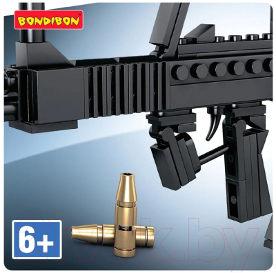 Конструктор Bondibon Военный Десант Автомат / ВВ5711