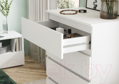 Тумба Стендмебель Хелен ТВ ТБ 02 (белый/белый)