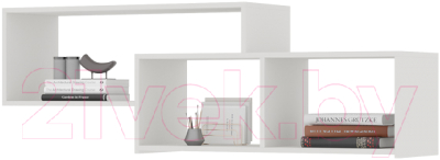 Полка Стендмебель Хелен ПЛ 01 (белый/белый)