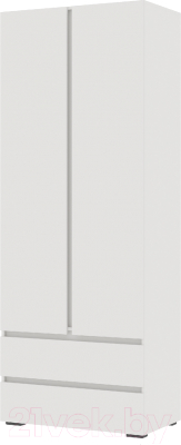 Шкаф Стендмебель Хелен ШК 01 2-х створчатый (белый/белый) - фото