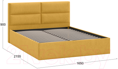 Каркас кровати ТриЯ Глосс Универсальный тип 1 160x200